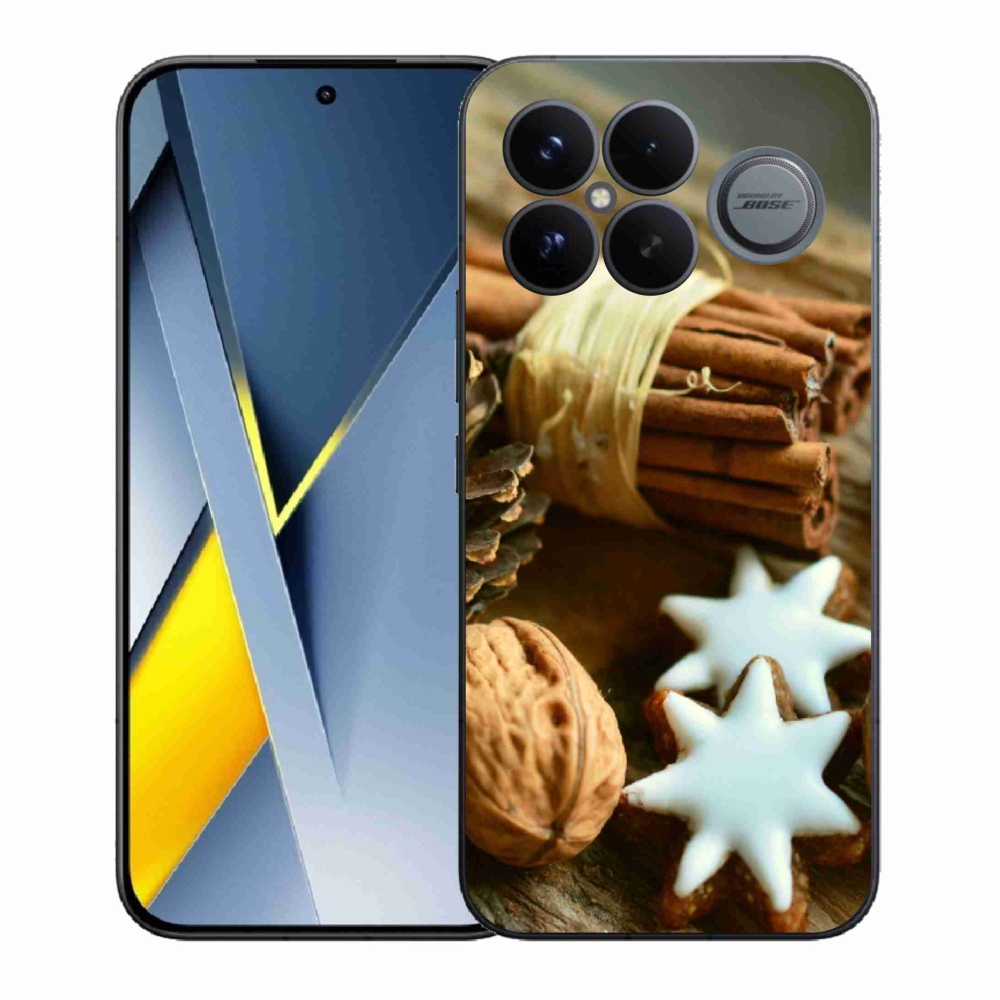 Gélový kryt mmCase na Xiaomi Poco F8 Ultra - škorica a perníčky