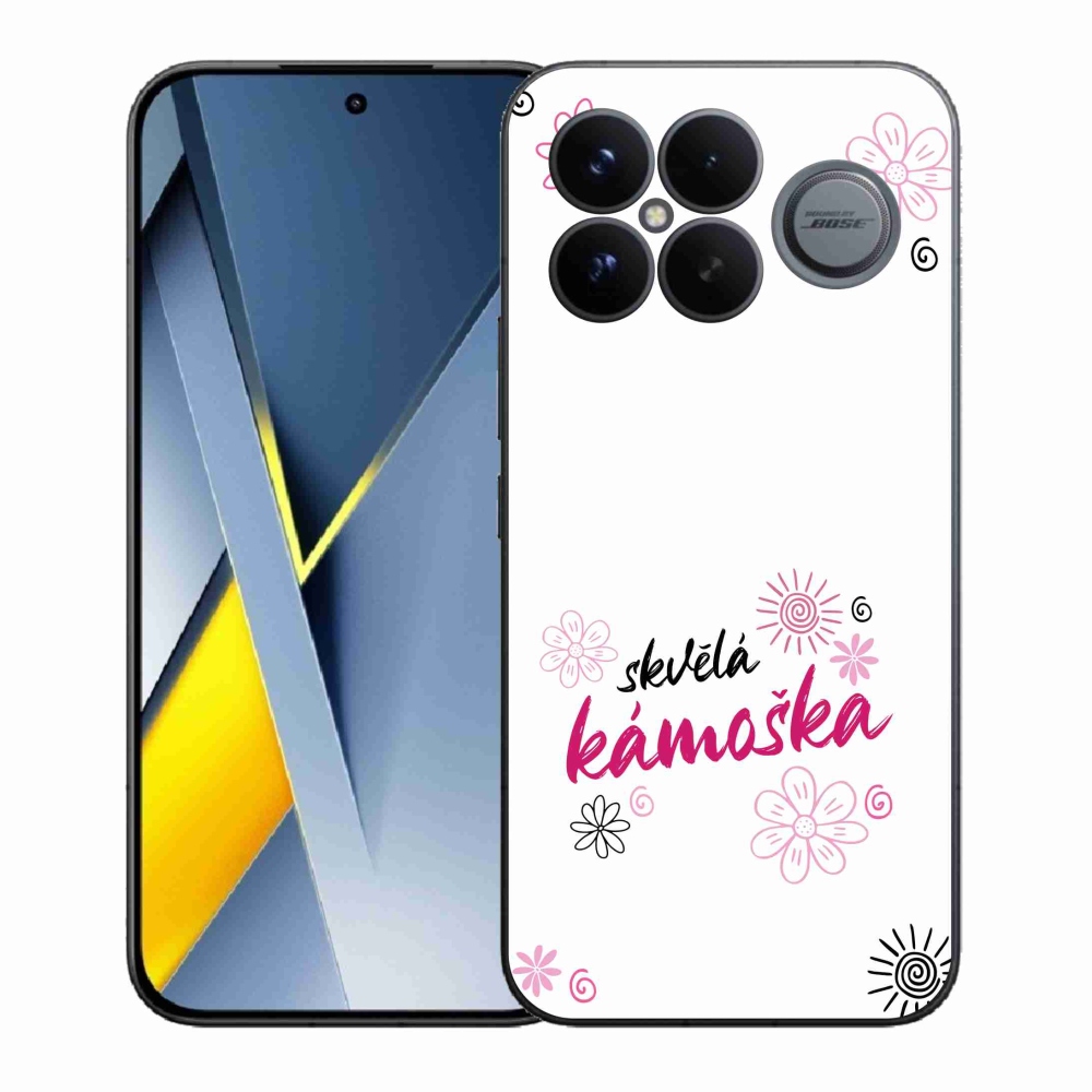 Gélový kryt mmCase na Xiaomi Poco F8 Ultra - skvelá kamoška biele pozadie