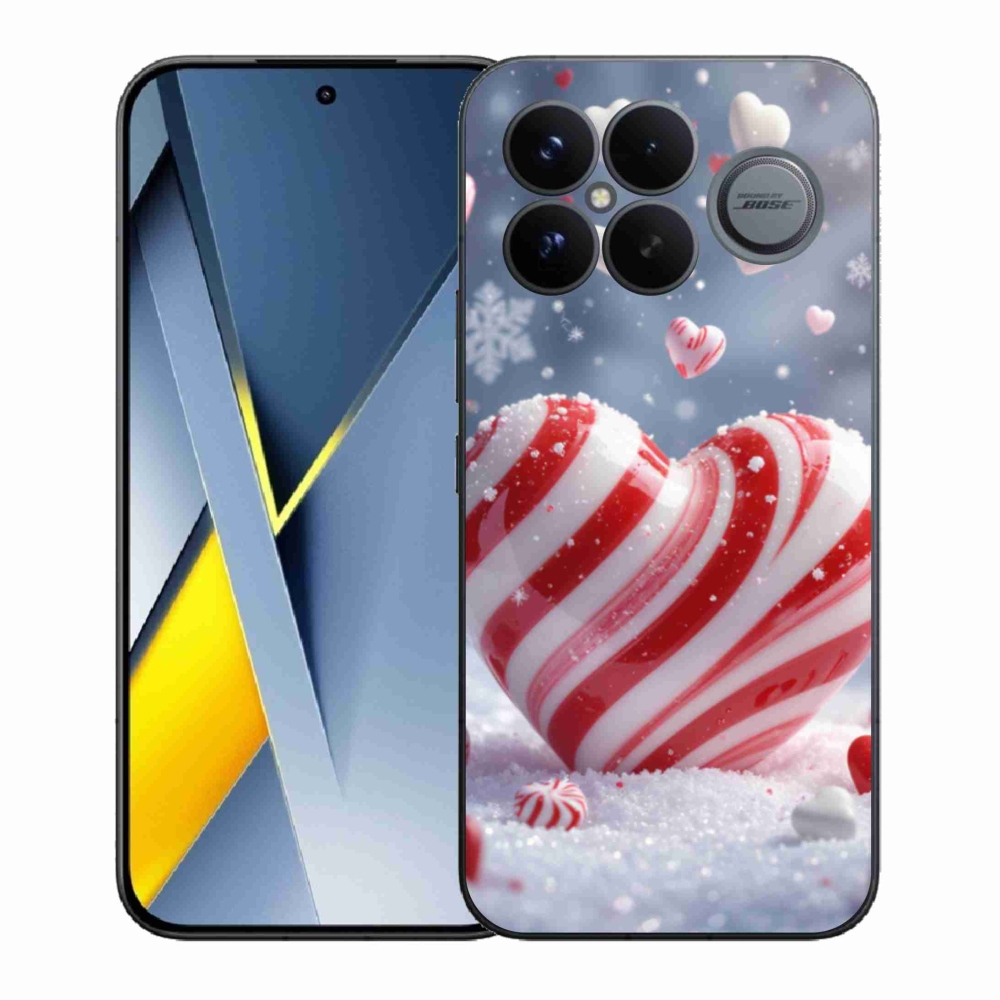 Gélový kryt mmCase na Xiaomi Poco F8 Ultra - sladké srdce