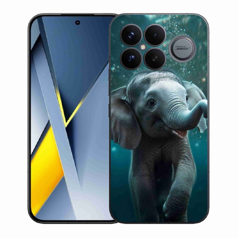 Gélový kryt mmCase na Xiaomi Poco F8 Ultra - sloník pod vodou