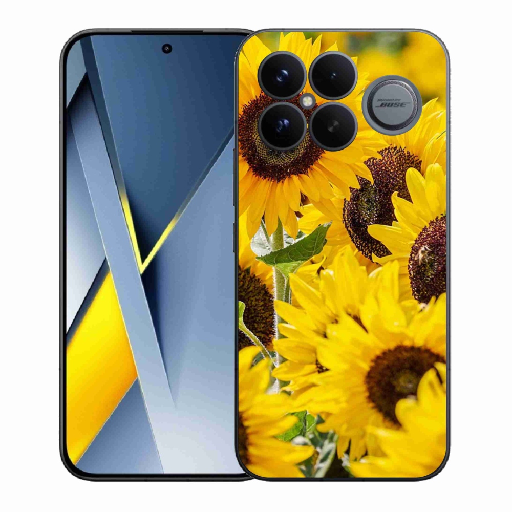 Gélový kryt mmCase na Xiaomi Poco F8 Ultra - slnečnica