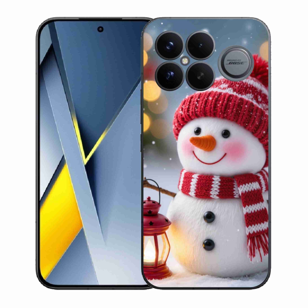 Gélový kryt mmCase na Xiaomi Poco F8 Ultra - snehuliak 2