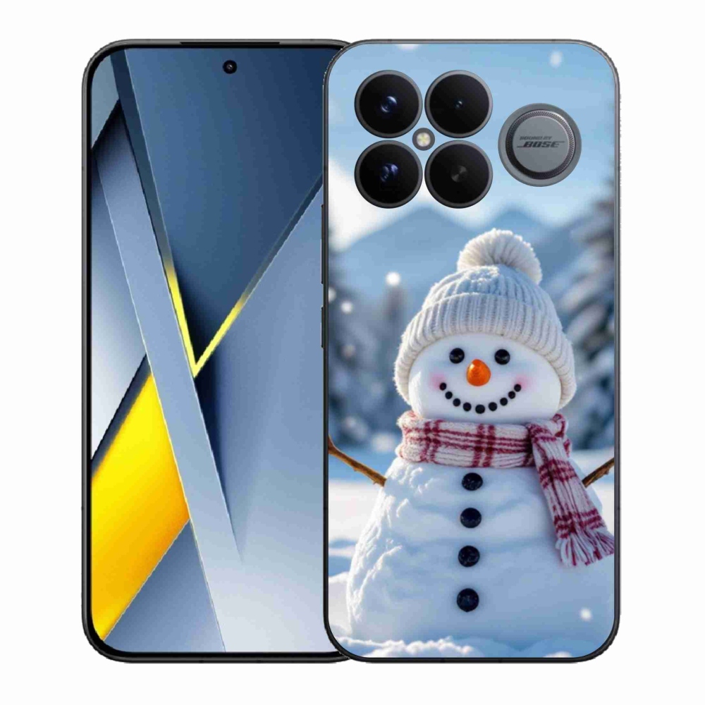Gélový kryt mmCase na Xiaomi Poco F8 Ultra - snehuliak 3