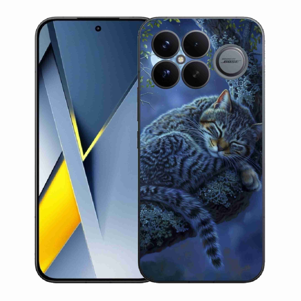 Gélový kryt mmCase na Xiaomi Poco F8 Ultra - spiaca mačka