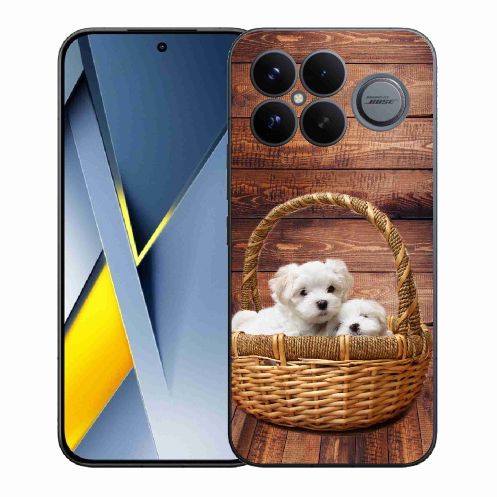 Gélový kryt mmCase na Xiaomi Poco F8 Ultra - šteniatka