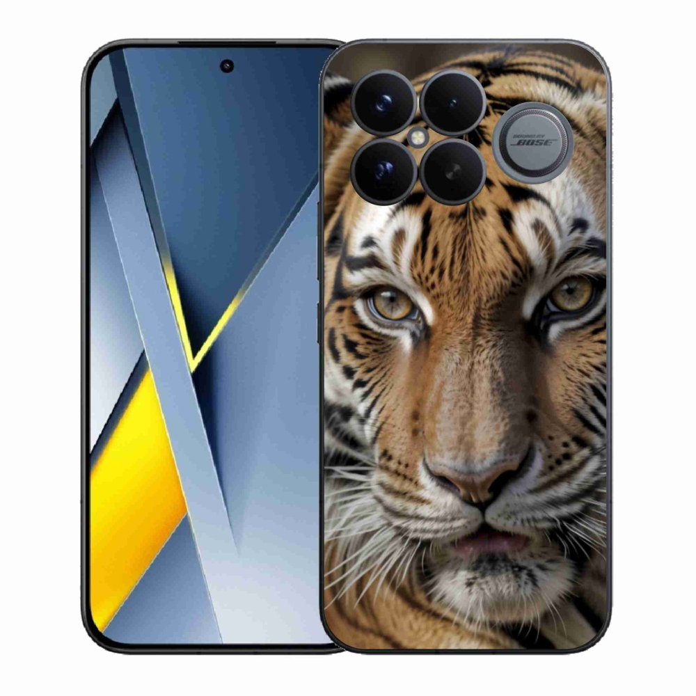 Gélový kryt mmCase na Xiaomi Poco F8 Ultra - tigrie pohľad