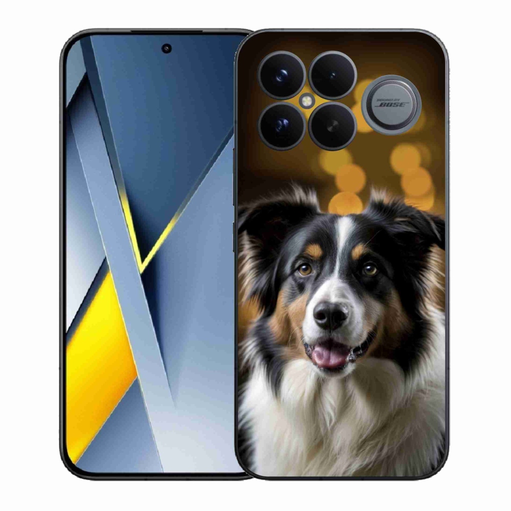 Gélový kryt mmCase na Xiaomi Poco F8 Ultra - usmievavý austrálsky ovčiak