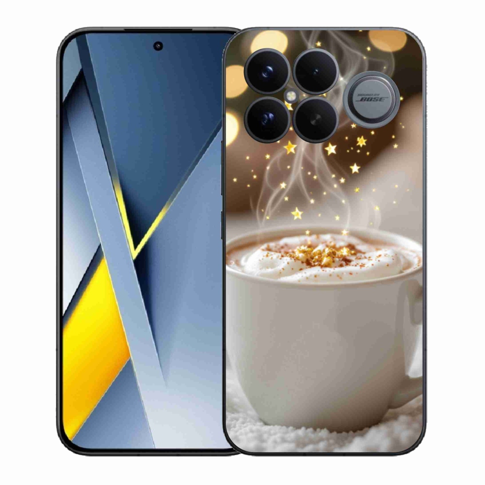 Gélový kryt mmCase na Xiaomi Poco F8 Ultra - vianočný horúci nápoj