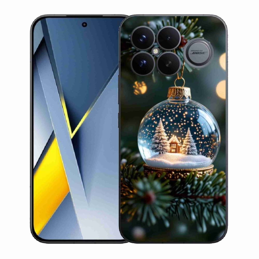 Gélový kryt mmCase na Xiaomi Poco F8 Ultra - vianočné gule 2