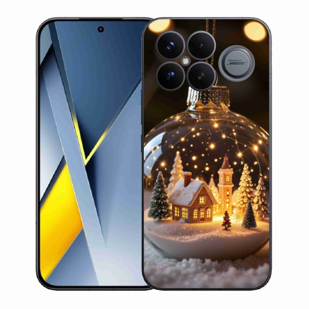 Gélový kryt mmCase na Xiaomi Poco F8 Ultra - vianočné gule 3