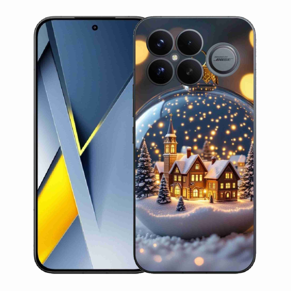 Gélový kryt mmCase na Xiaomi Poco F8 Ultra - vianočné gule 4