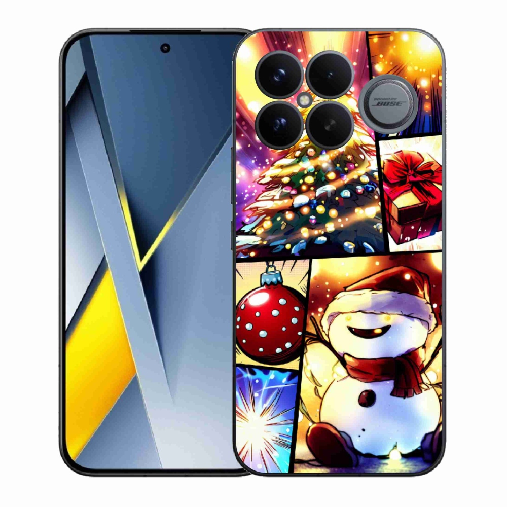 Gélový kryt mmCase na Xiaomi Poco F8 Ultra - vianočné motívy 1
