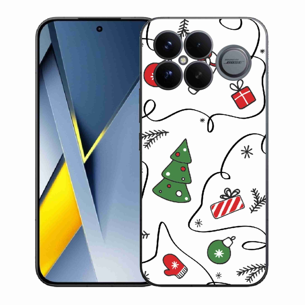 Gélový kryt mmCase na Xiaomi Poco F8 Ultra - vianočné motívy