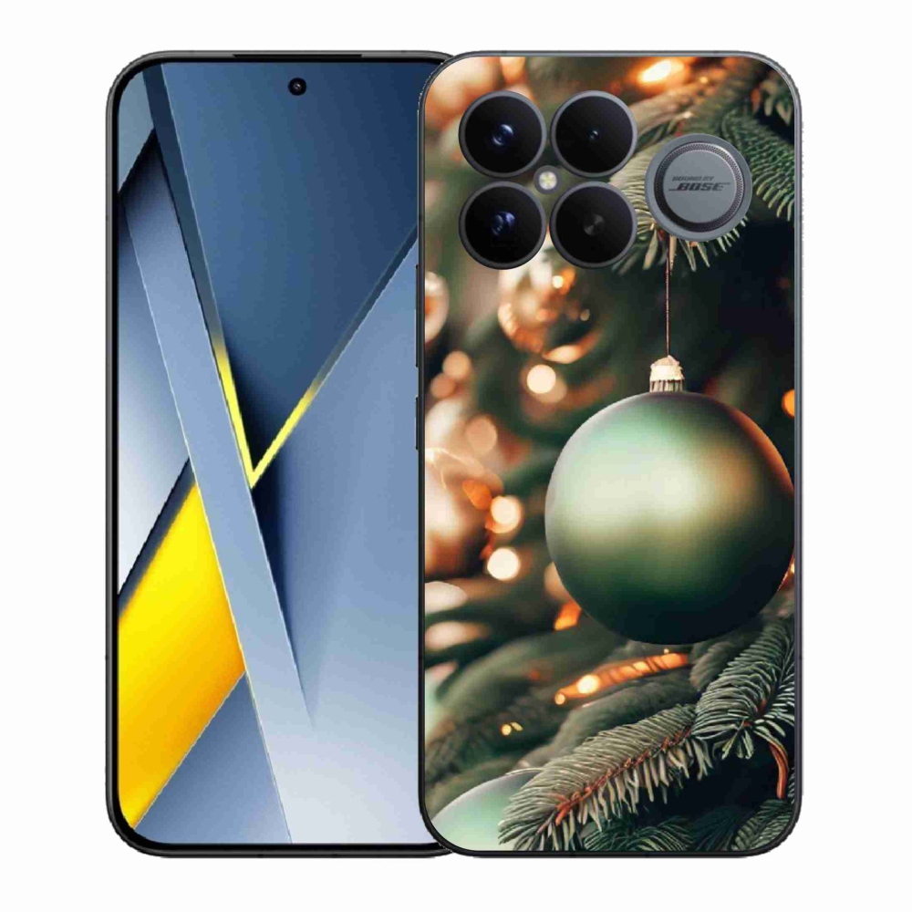 Gélový kryt mmCase na Xiaomi Poco F8 Ultra - vianočné ozdoby 1