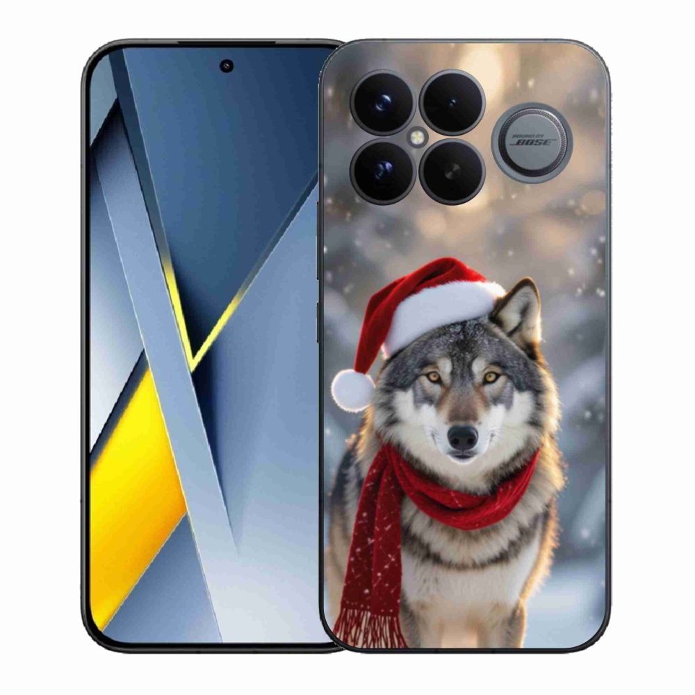 Gélový kryt mmCase na Xiaomi Poco F8 Ultra - vianočný vlk