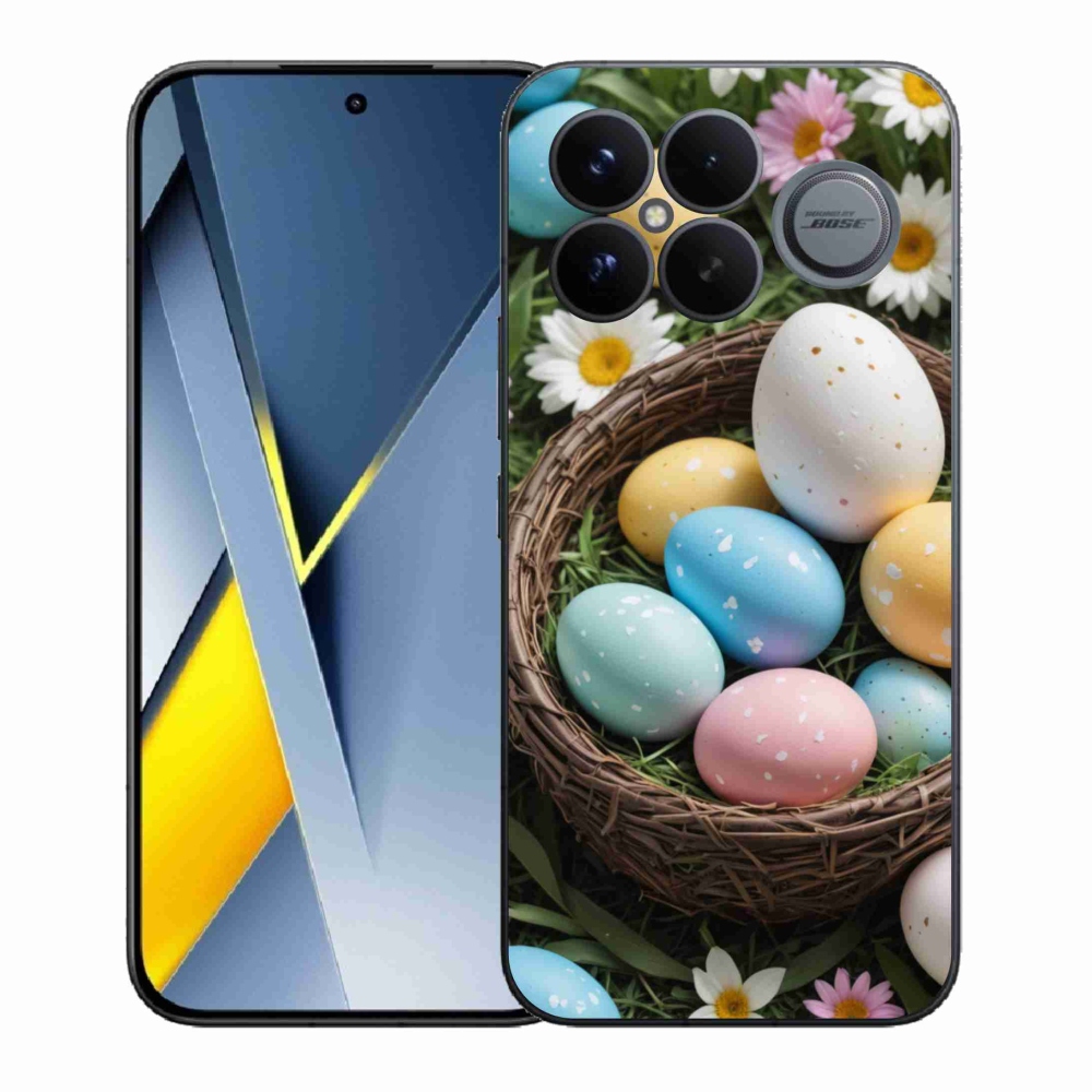 Gélový kryt mmCase na Xiaomi Poco F8 Ultra - veľkonočné vajíčka 2