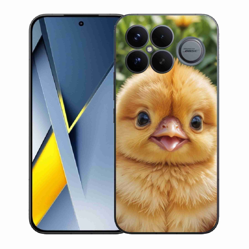 Gélový kryt mmCase na Xiaomi Poco F8 Ultra - veselé kuriatko
