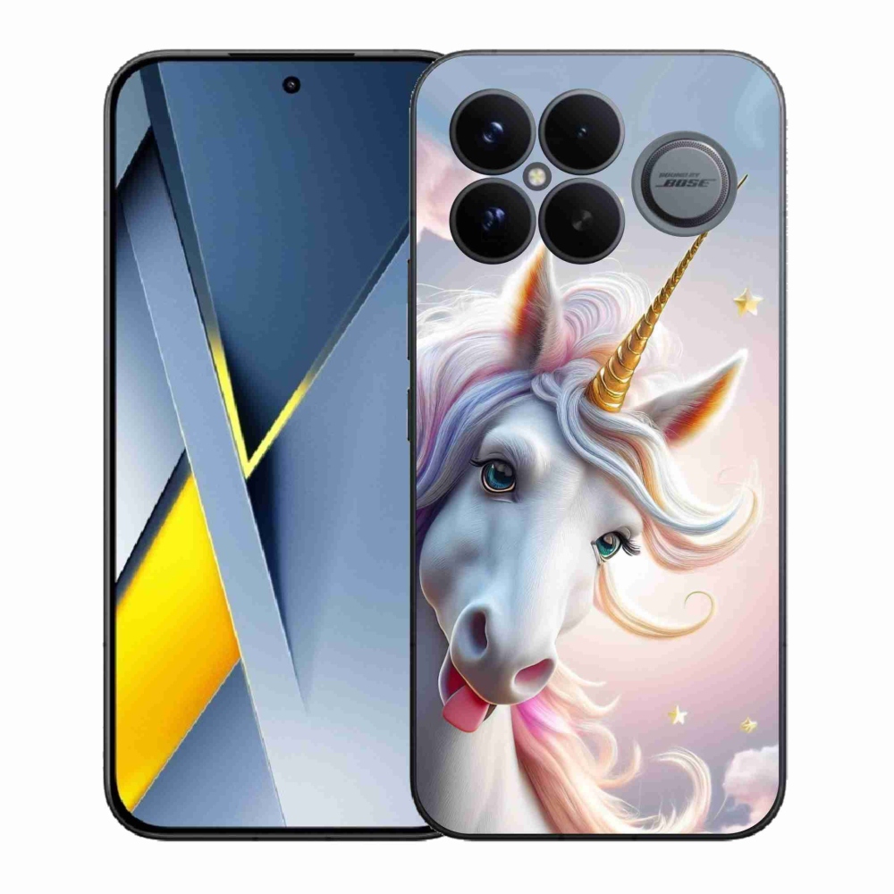 Gélový kryt mmCase na Xiaomi Poco F8 Ultra - veselý jednorožec