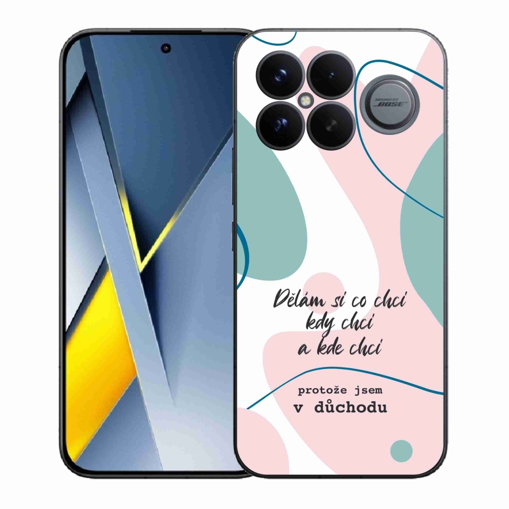 Gélový kryt mmCase na Xiaomi Poco F8 Ultra - vtipný text 10 biele pozadie