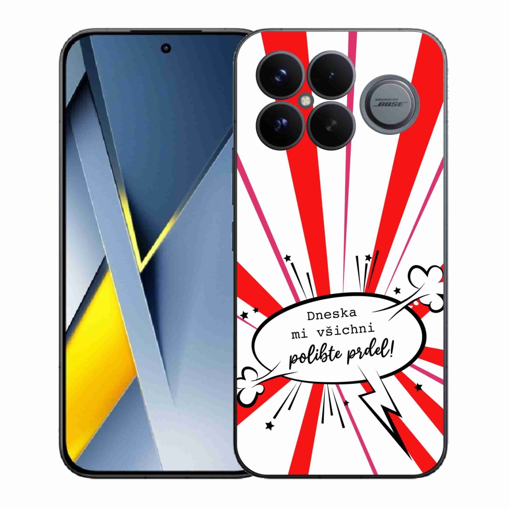 Gélový kryt mmCase na Xiaomi Poco F8 Ultra - vtipný text 15 biele pozadie