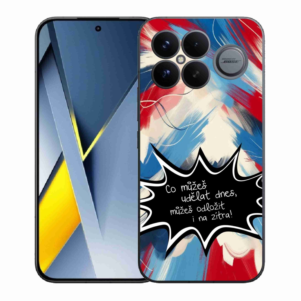 Gélový kryt mmCase na Xiaomi Poco F8 Ultra - vtipný text 9 čierne pozadie