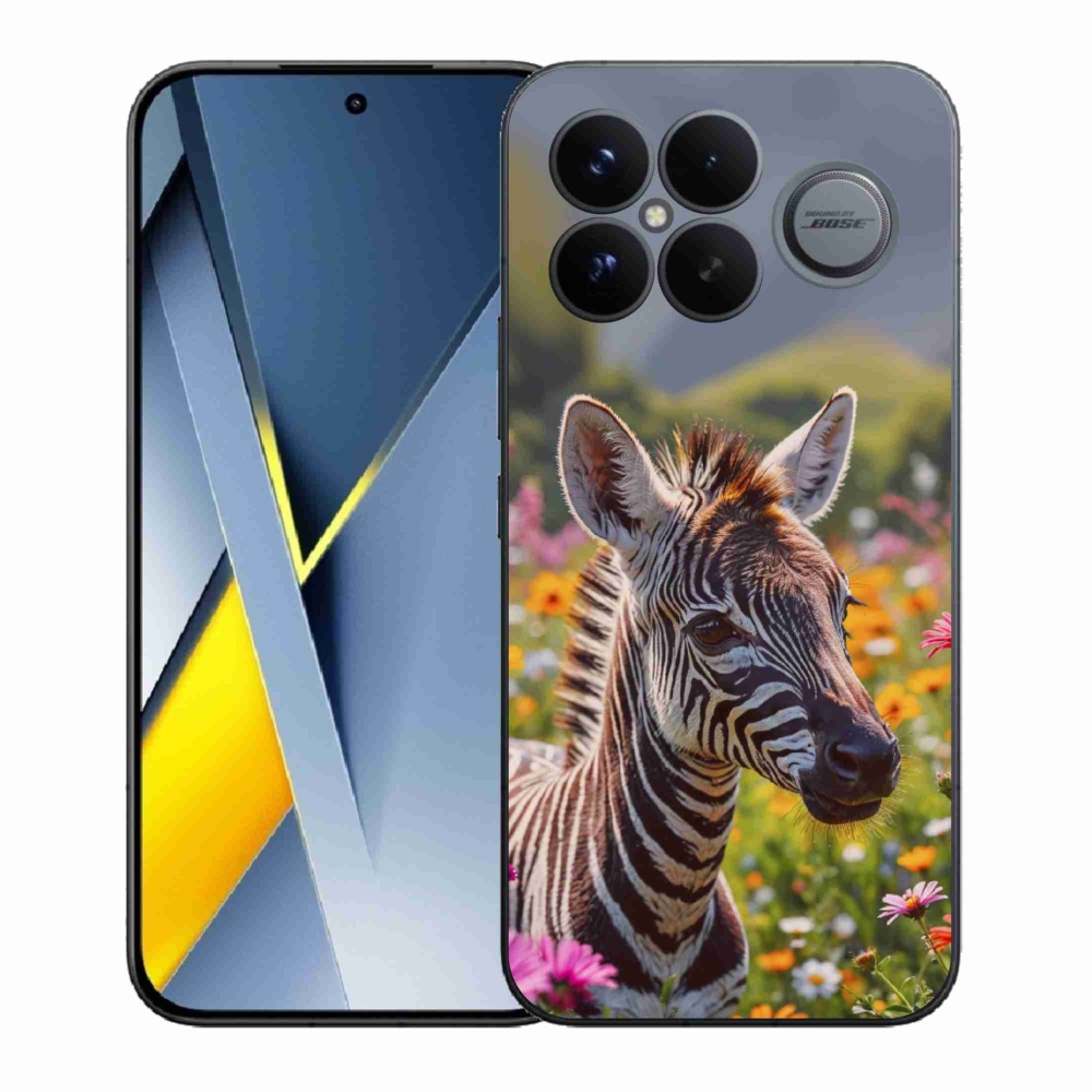 Gélový kryt mmCase na Xiaomi Poco F8 Ultra - zebra na lúke