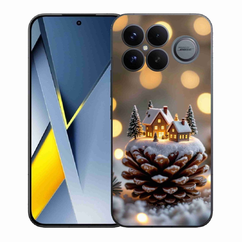 Gélový kryt mmCase na Xiaomi Poco F8 Ultra - zimná dedinka