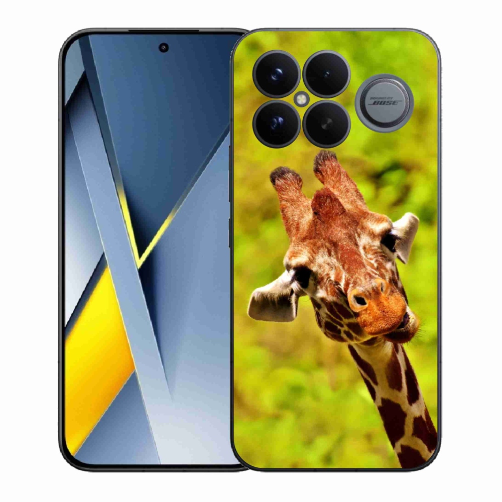 Gélový kryt mmCase na Xiaomi Poco F8 Ultra - žirafa