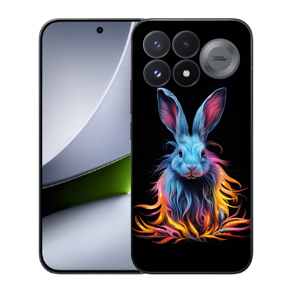 Gélový kryt mmCase na Xiaomi Poco F9 Pro 5G - abstraktný zajac