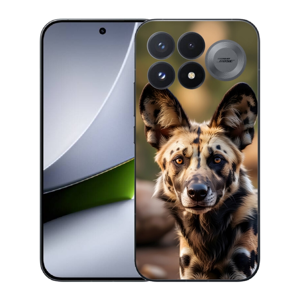 Gélový kryt mmCase na Xiaomi Poco F9 Pro 5G - africký divoký pes