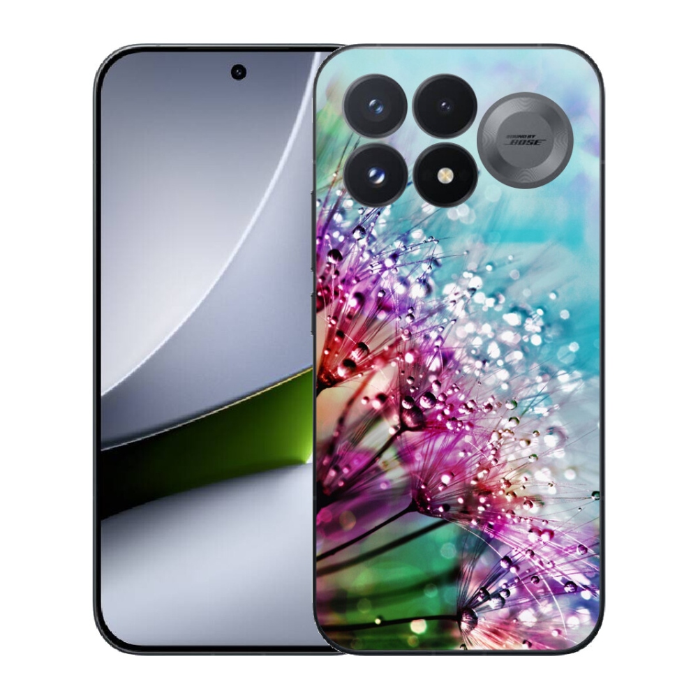 Gélový kryt mmCase na Xiaomi Poco F9 Pro 5G - farebné kvety