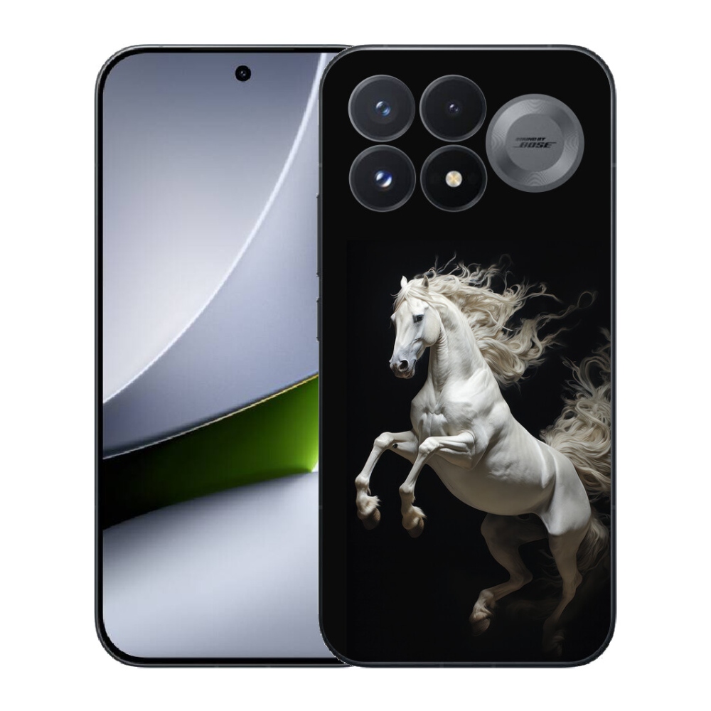 Gélový kryt mmCase na Xiaomi Poco F9 Pro 5G - biely kôň 4
