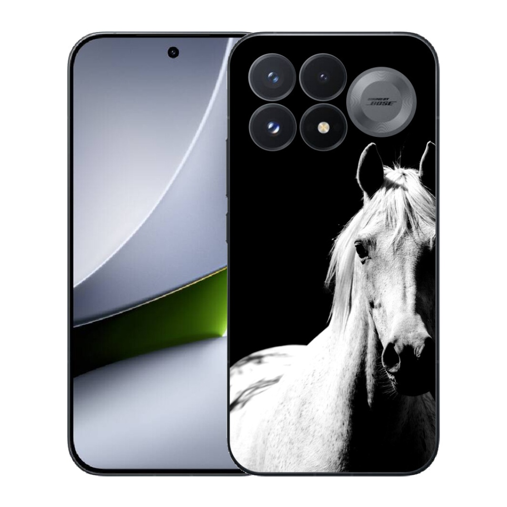 Gélový kryt mmCase na Xiaomi Poco F9 Pro 5G - biely kôň 5