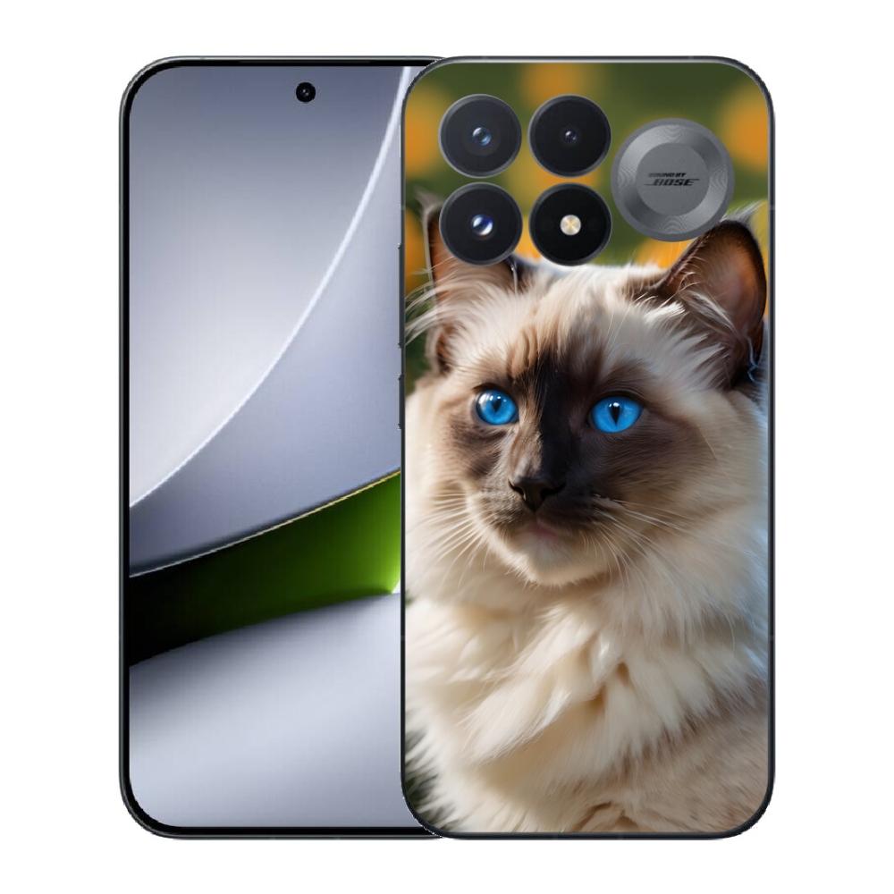 Gélový kryt mmCase na Xiaomi Poco F9 Pro 5G - biely ragdoll