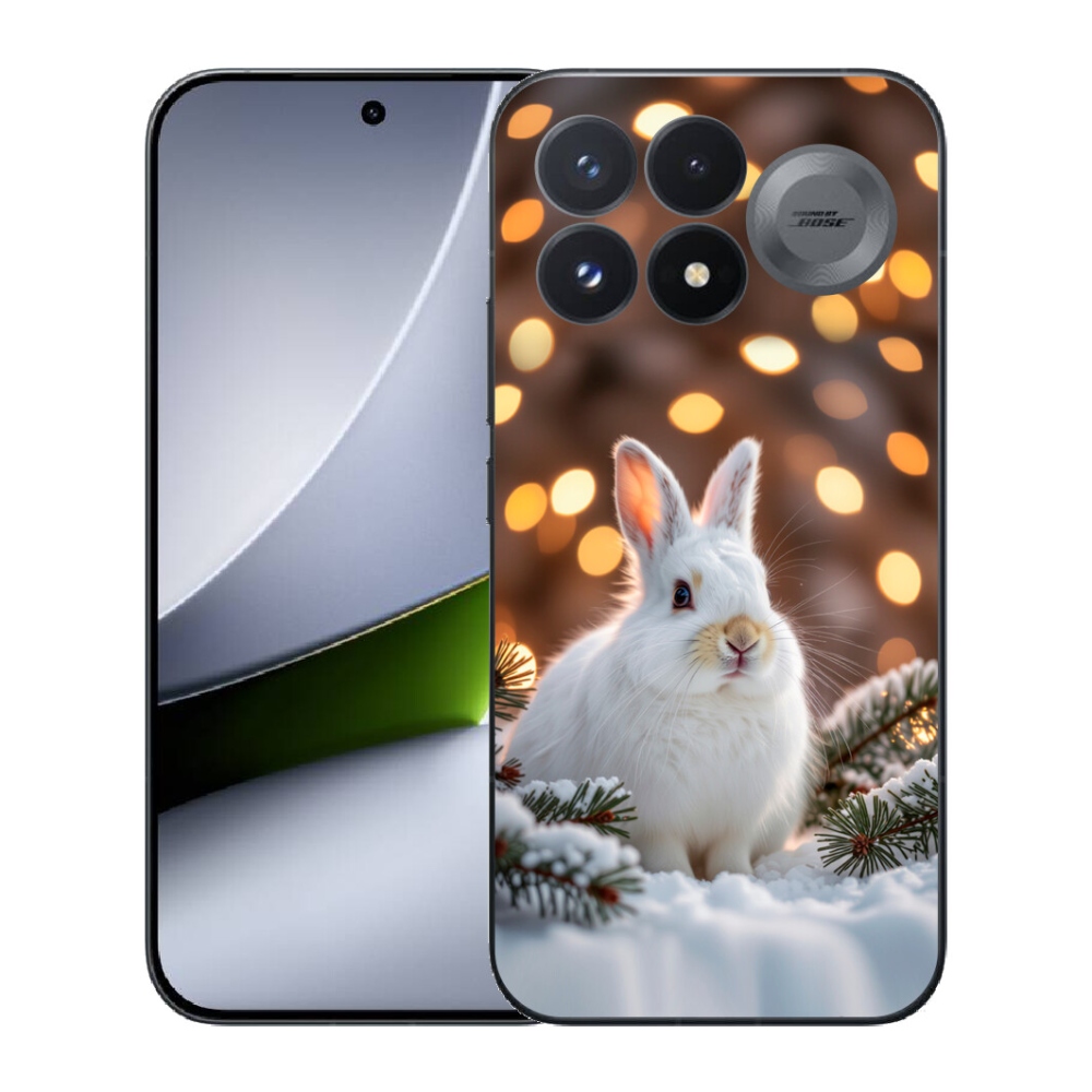 Gélový kryt mmCase na Xiaomi Poco F9 Pro 5G - biely zajac