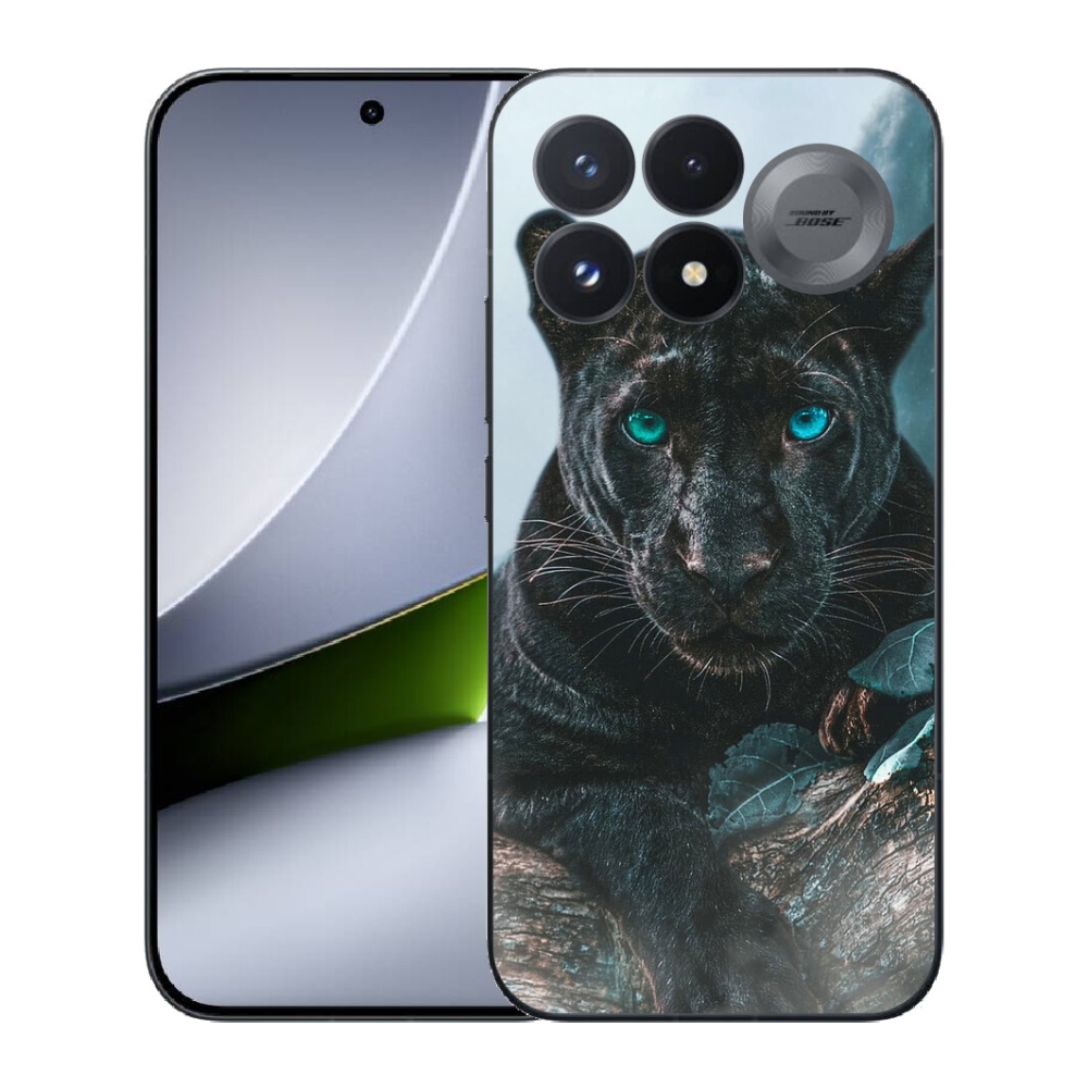 Gélový kryt mmCase na Xiaomi Poco F9 Pro 5G - čierny panter