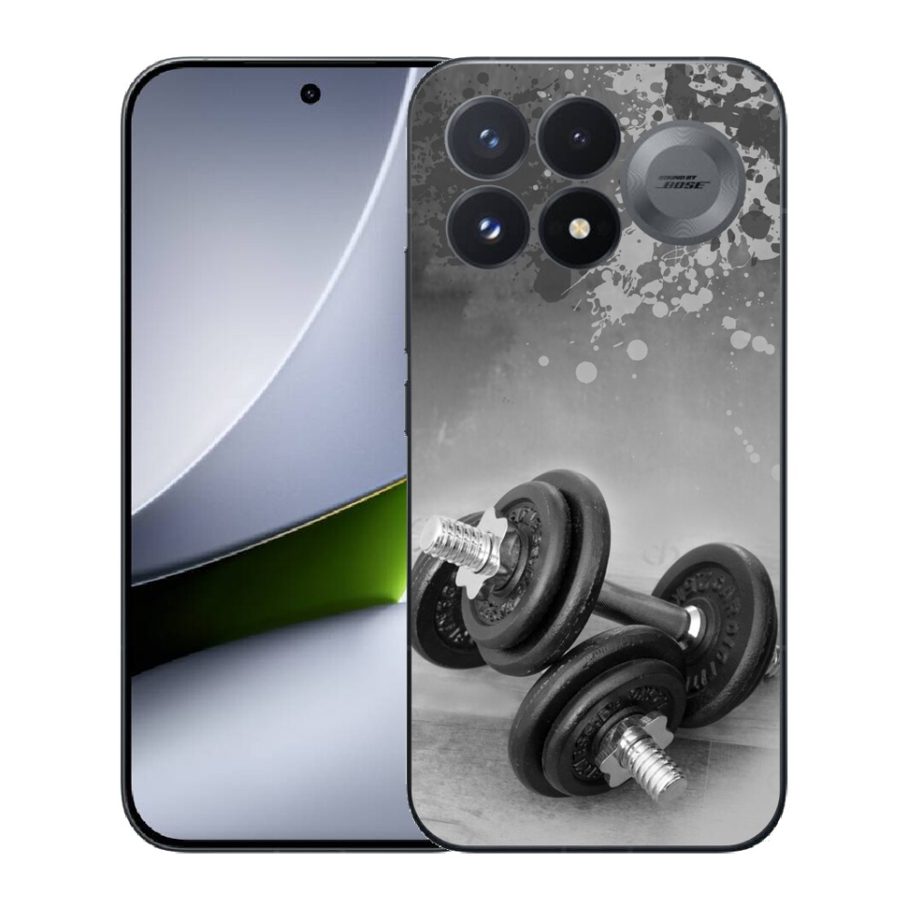 Gélový kryt mmCase na Xiaomi Poco F9 Pro 5G - činky 1