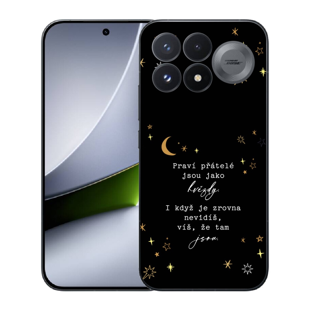 Gélový kryt mmCase na Xiaomi Poco F9 Pro 5G - citát 6 čierne pozadie