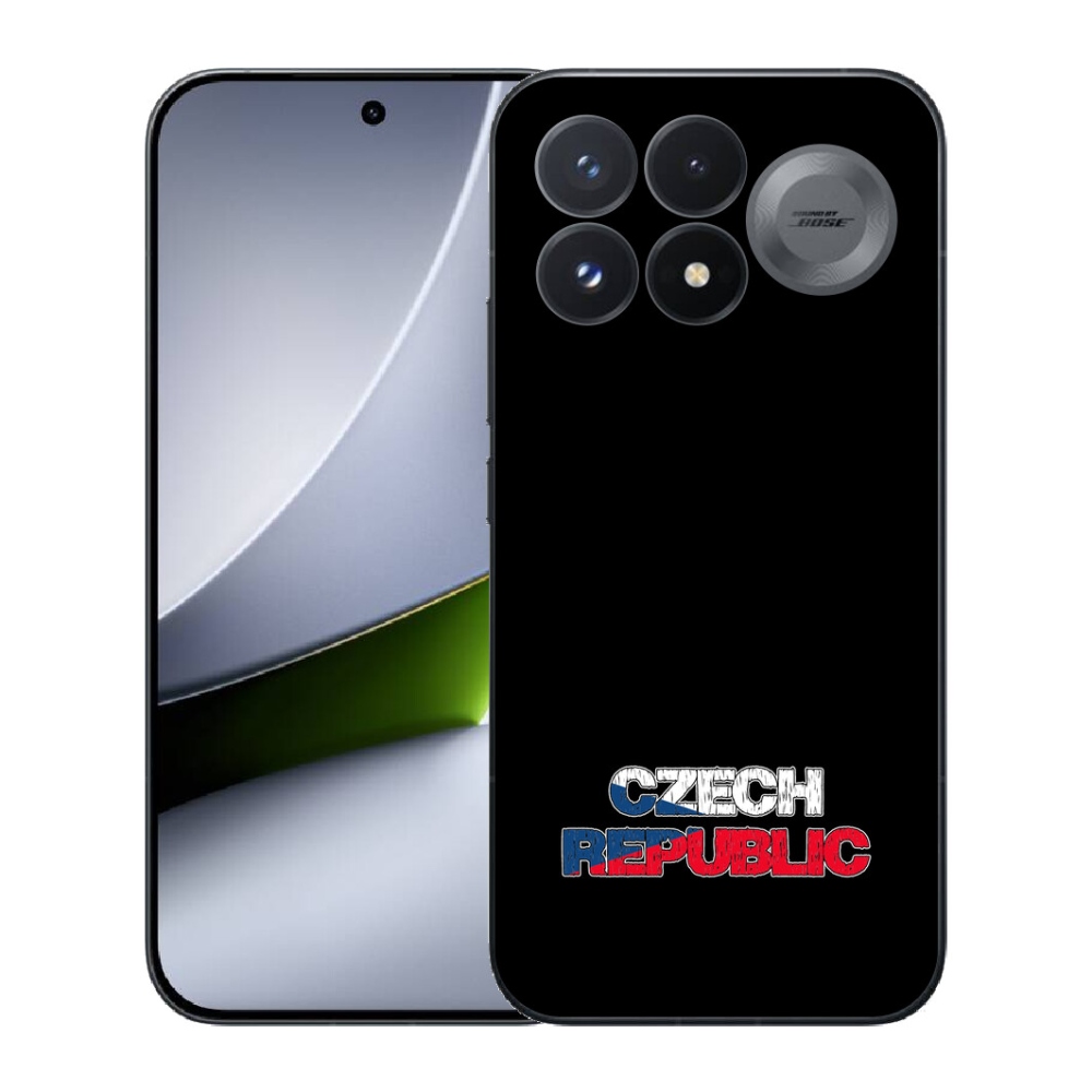 Gélový kryt mmCase na Xiaomi Poco F9 Pro 5G - Slovak Republic čierne pozadie