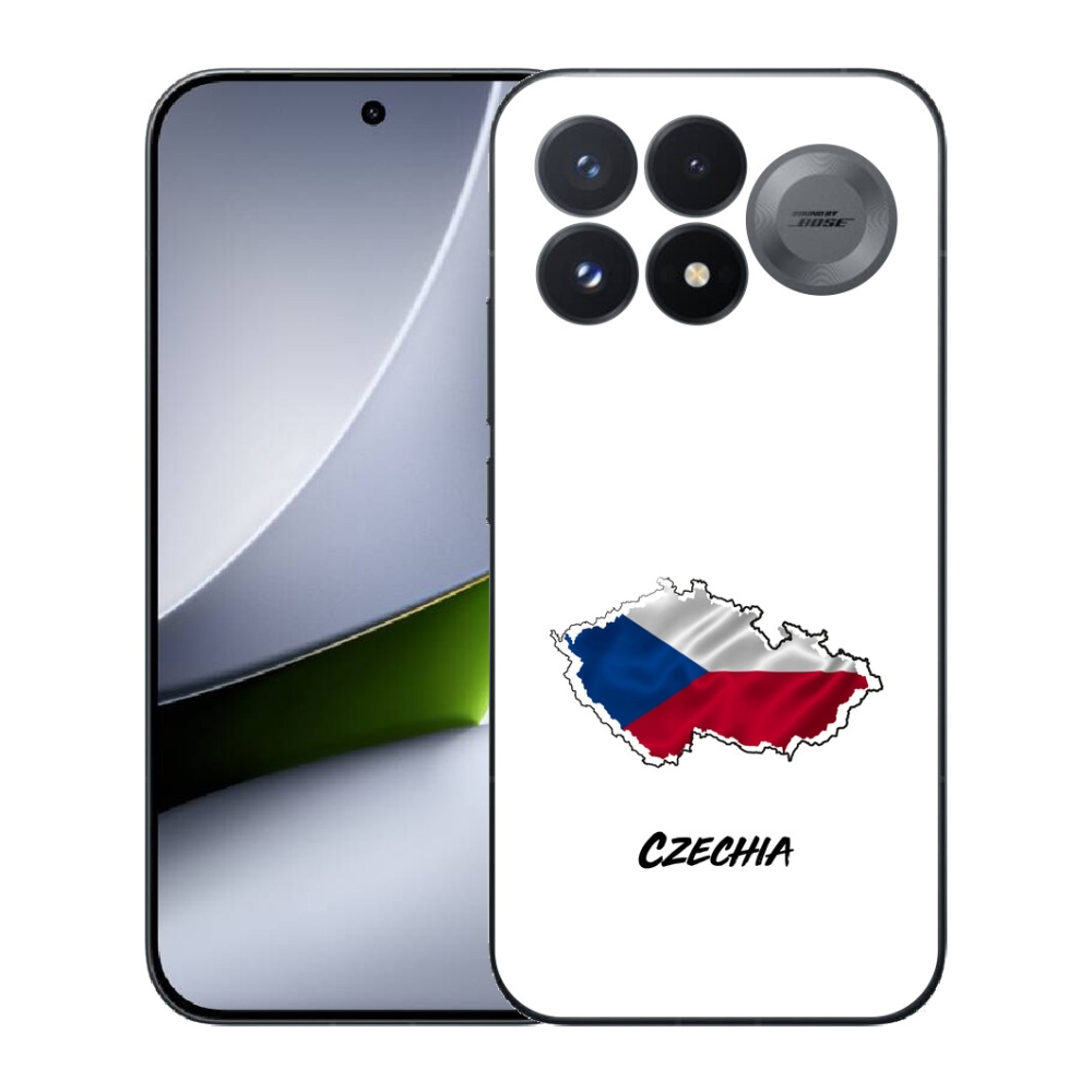 Gélový kryt mmCase na Xiaomi Poco F9 Pro 5G - Slovakia biele pozadie