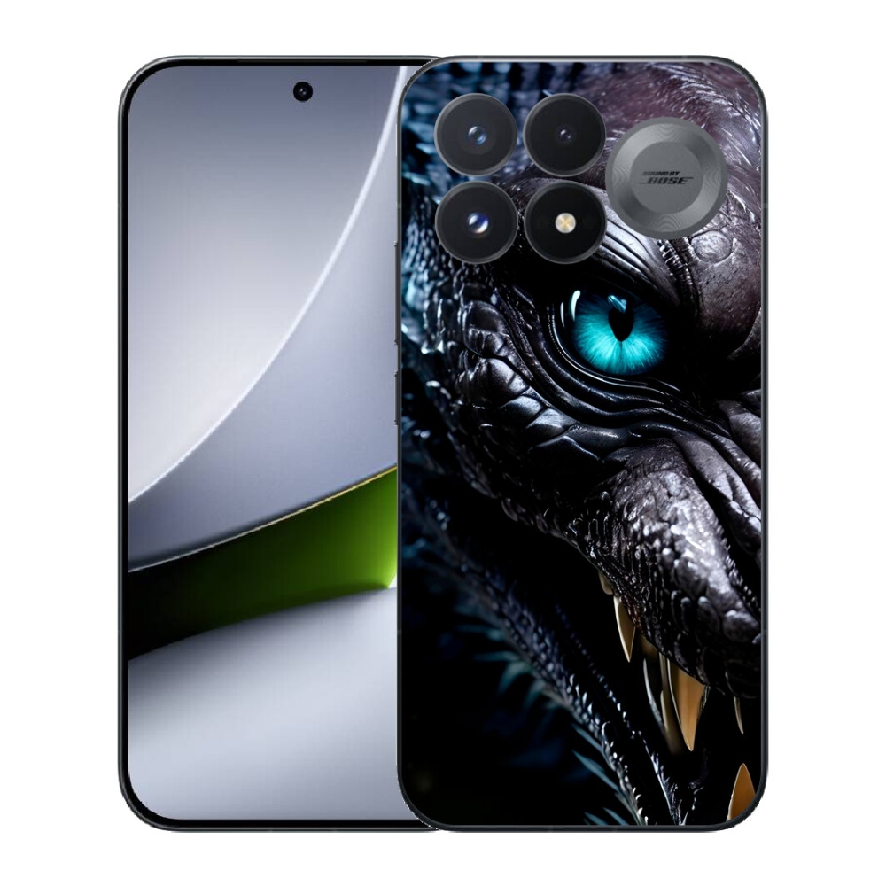 Gélový kryt mmCase na Xiaomi Poco F9 Pro 5G - dračí pohľad