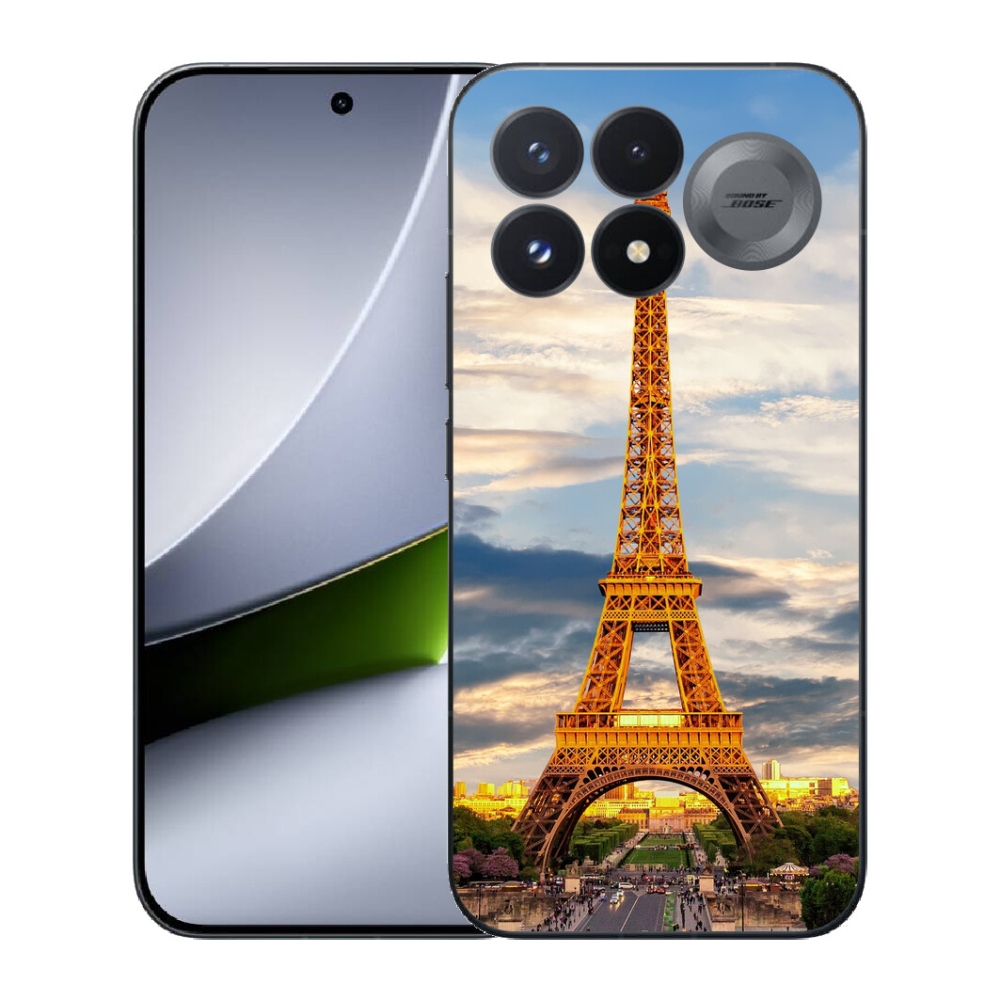 Gélový kryt mmCase na Xiaomi Poco F9 Pro 5G - eiffelova veža 3