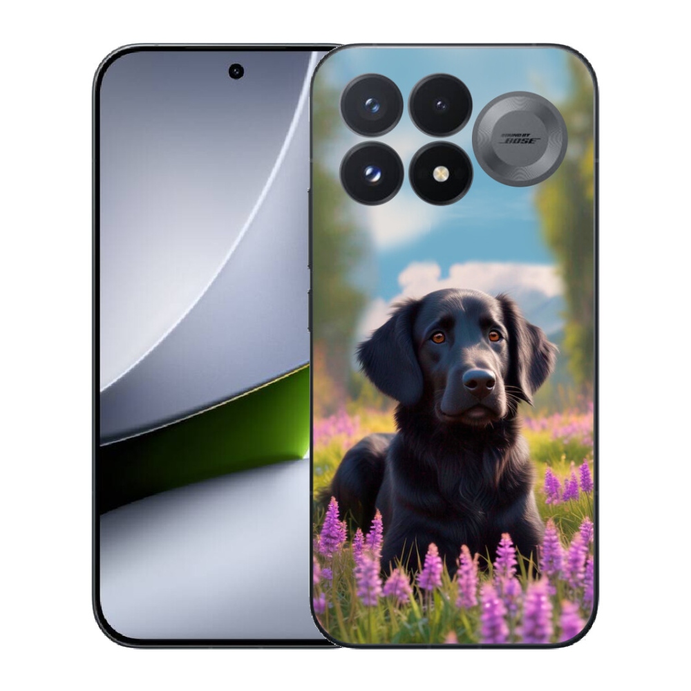 Gélový kryt mmCase na Xiaomi Poco F9 Pro 5G - elegantný čierny retriever