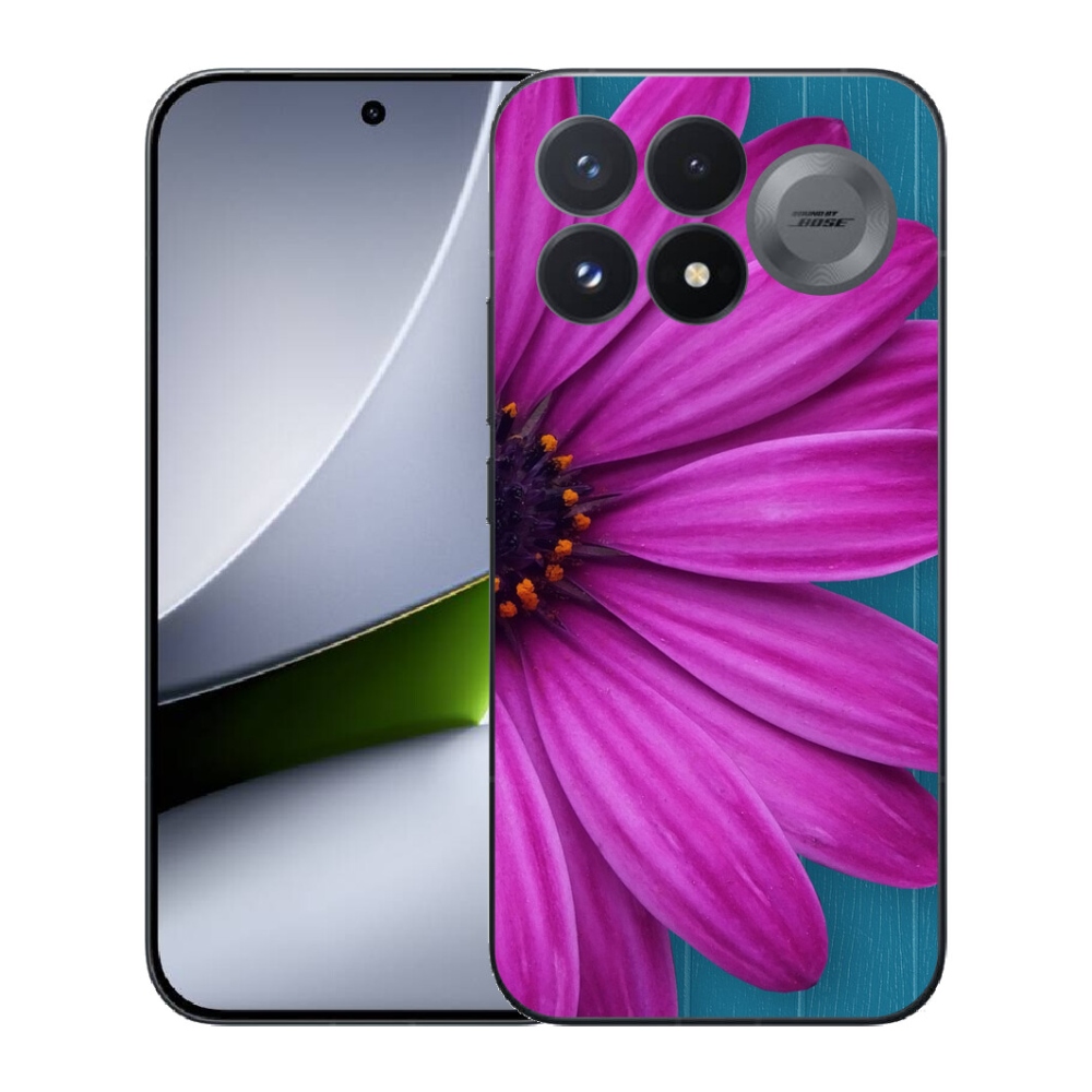 Gélový kryt mmCase na Xiaomi Poco F9 Pro 5G - fialová margaréta