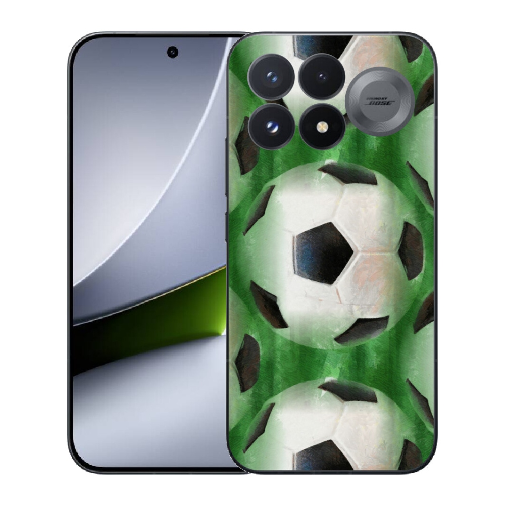 Gélový kryt mmCase na Xiaomi Poco F9 Pro 5G - futbalová lopta