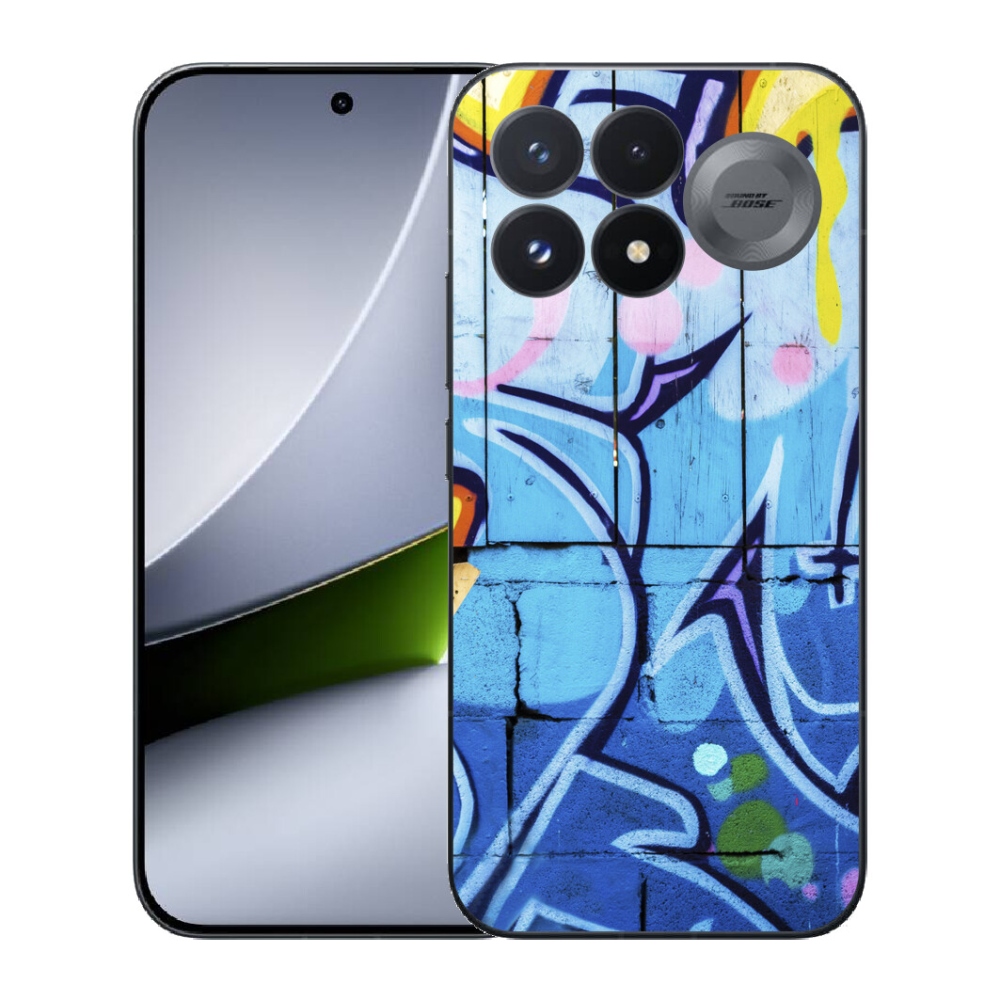 Gélový kryt mmCase na Xiaomi Poco F9 Pro 5G - graffiti