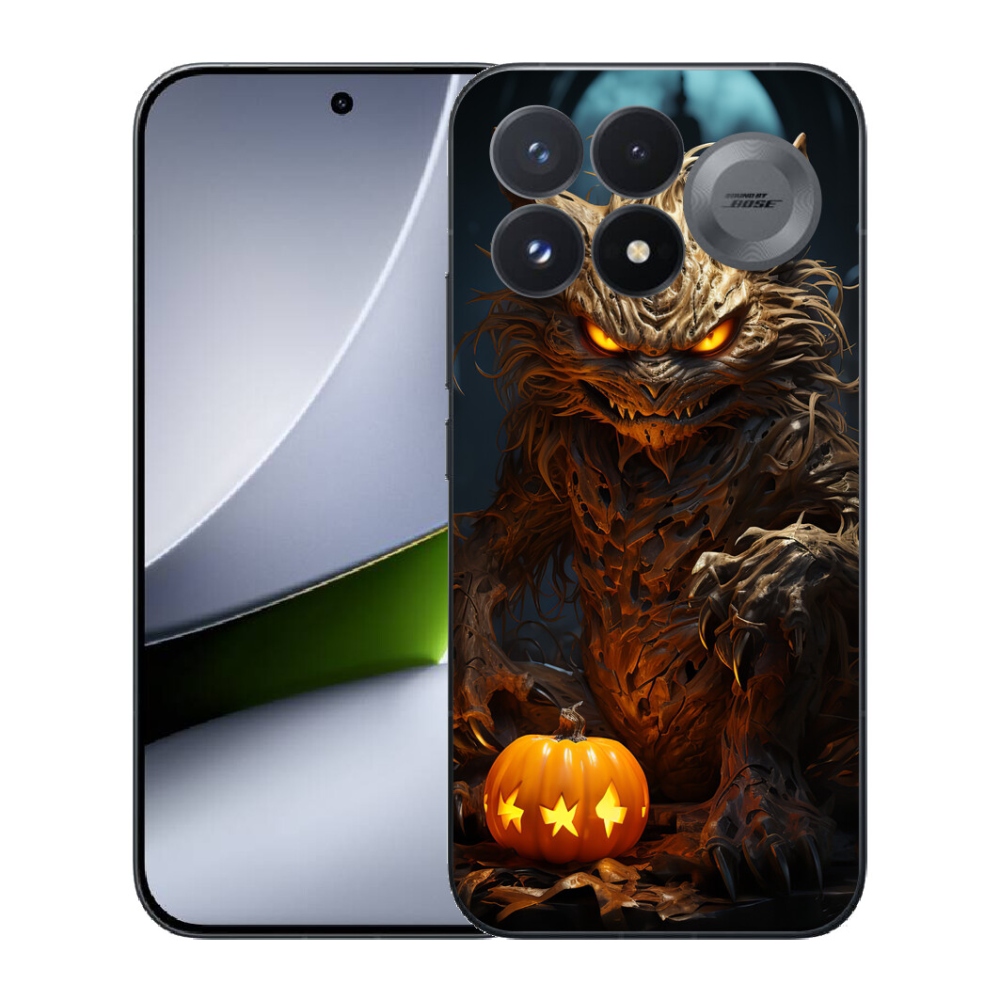 Gélový kryt mmCase na Xiaomi Poco F9 Pro 5G - halloweenska príšera