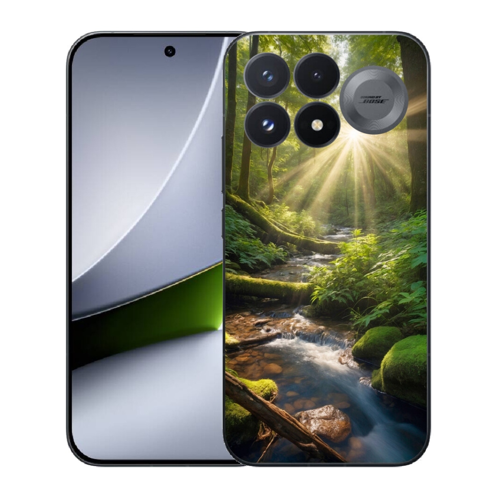 Gélový kryt mmCase na Xiaomi Poco F9 Pro 5G - hlbina lesa