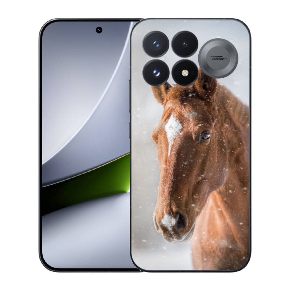 Gélový kryt mmCase na Xiaomi Poco F9 Pro 5G - hnedý kôň 2