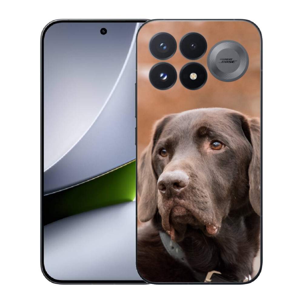 Gélový kryt mmCase na Xiaomi Poco F9 Pro 5G - hnedý labrador